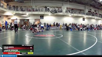 136 lbs Cons. Round 3 - Colin Smith, Indiana vs Landon Spencer, Rhyno Academy Of Wrestling