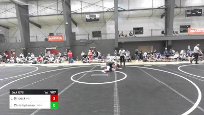 175 lbs Quarterfinal - Luke Sincock, Mat Demon WC vs Joel Christopherson, Punisher Wrestling