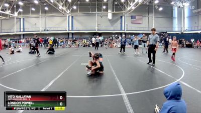 84 lbs Round 3 (4 Team) - London Powell, U2 Uprising Black vs Vito Naljayan, Mat Assassins Red