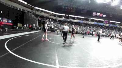136 lbs Round Of 16 - Amelia Brown, MO West Championship WC vs Marley Lewis, Southmoore Sabercats