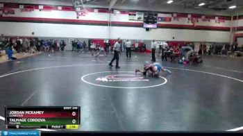 106 lbs Semifinal - Jordan Mckamey, Clarkston vs Talmage Cordova, Pullman