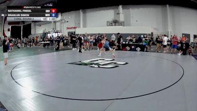 120 lbs Cons. Round 2 - Nathaniel Friedl, Ohio vs Branlun Simon, Michigan