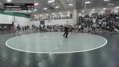 132 lbs Champ. Round 3 - Cael Puderbaugh, Bobcat Wrestling vs George Bringus, Greater Heights Wrestling