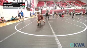 43-46 lbs Consolation - Amelia Mairel, Perry Wrestling Academy vs Harlow Bevins, Rough Riders