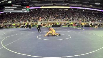 D3-144 lbs Champ. Round 1 - Daniel Rosales, Alma HS vs Alex Bright, Algonac