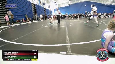 165 lbs Round 1 (4 Team) - Teagan Bright, East KS Eagles Gold vs Alexis Penley, Firebird Elite