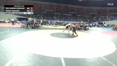 6A Boys 285 lbs Champ. Round 2 - Eric Moreno Rodriguez, David Douglas Boys vs Brody Sahlfeld, Glencoe Boys