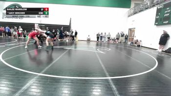 170 lbs Round 2 - Lucy Bircher, Kansas City Wrestling Club vs Bailee Wardlow, Oak Park