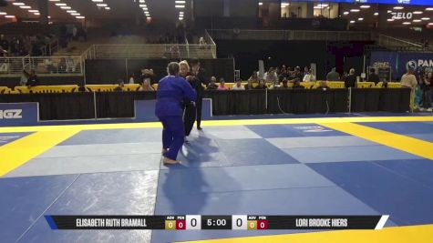 Lori Brooke Hiers vs Elisabeth Ruth Bramall 2025 Pan Jiu Jitsu IBJJF Championship