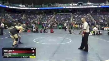 4 lbs Quarterfinal - Luke Rider, Holly Springs vs Greg Merriman, Mooresville