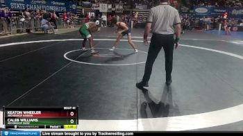 D 3 138 lbs Champ. Round 1 - Keaton Wheeler, Archbishop Hannan vs Caleb Williams, Archbishop Shaw