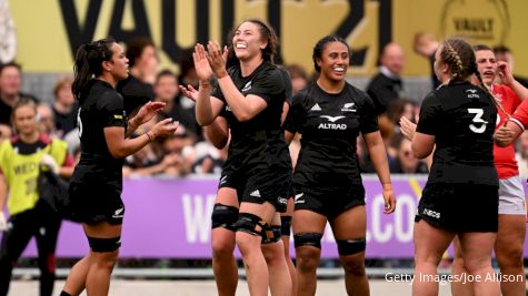 New Zealand Black Ferns Vs. USA Women's Rugby Lineups