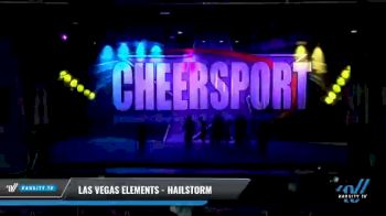 Las Vegas Elements - Hailstorm [2021 L3 Junior - D2 - Small - A Day 1] 2021 CHEERSPORT National Cheerleading Championship