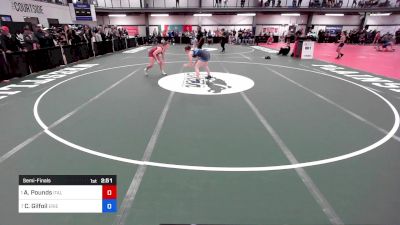 143 lbs Semifinal - Audrey Pounds, Italy vs Charlotte Gilfoil, Erie Preparatory Academy