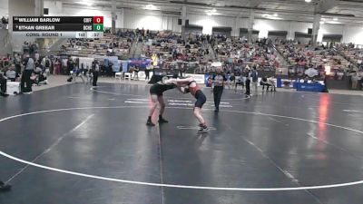 AA 157 lbs Cons. Round 1 - William Barlow, Coffee Co. Central High School vs Ethan Greear, David Crockett High School