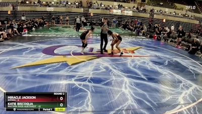 106 lbs Round 2 (4 Team) - Katie Biscoglia, Raccoon River-Northwest vs Miracle Jackson, Batavia