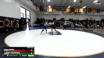 190 lbs Cons. Round 2 - Noah Perez, Valencia vs Albert Airapetian, Burbank