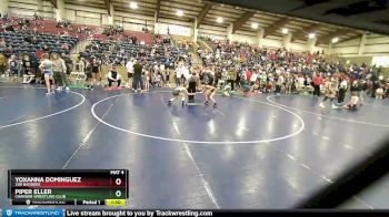 76 lbs Round 1 - Piper Eller, Charger Wrestling Club vs Yoxanna Dominguez, 208 Badgers