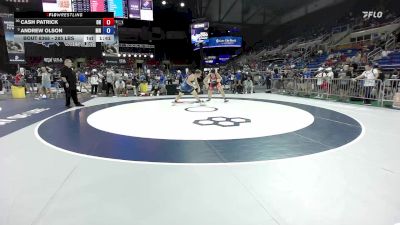 285 lbs Cons. Quarters - Cash Patrick, OH vs Andrew Olson, MN