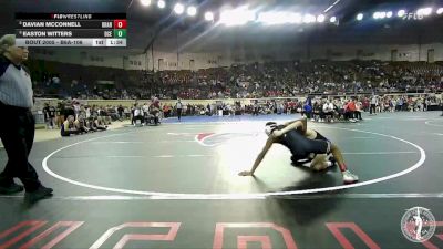 B6A-106 lbs Champ. Round 1 - Davian Mcconnell, Broken Arrow vs Easton Witters, Deer Creek