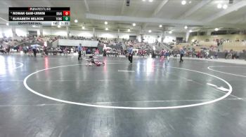 100 lbs Quarterfinal - Elisabeth Nelson, Team Clarksville TCWC vs Rowan Gaw-urwin, Seymour Youth Wrestling Club