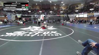 190 lbs Quarterfinal - Logan Seifried, Cimarron Hs vs Keegan Urbanek, Ellsworth Hs