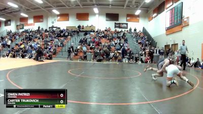 132 lbs Quarterfinal - Owen Patrizi, Mohawk vs Carter Trukovich, Galion