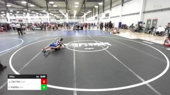 81 lbs 3rd Place - Julian Carrillo, Bagdad Copperheads WC vs Isaiah Padilla, Grindhouse WC