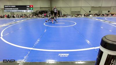 45 lbs Semifinal - Eastyn Vines, Team Washington K-6 vs Cassadee Sloan, Oklahoma Mafia Girls K-6
