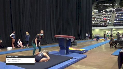 Addy Thibodeau - Women's Pairs, Classic Gymnastics - 2021 Women's Xcel Region 4 Championships