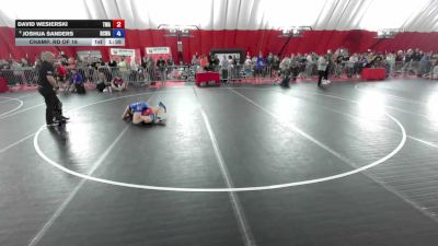 100 lbs Champ. Rd Of 16 - David Wesierski, The Wrestling Academy vs Joshua Sanders, Red Cobra Wrestling Academy