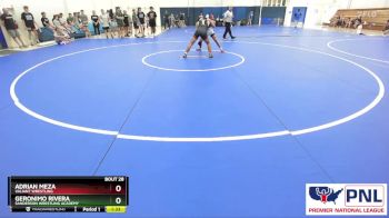 133 A Round 1 - Geronimo Rivera, Sanderson Wrestling Academy vs Adrian Meza, Valiant Wrestling