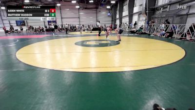 132 lbs Round Of 32 - Aiden White, NC United vs Matthew Wasson, CKWA