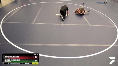 125 lbs Cons. Round 2 - Andrew Bauer, New Prague Wrestling vs Ryder McKenzie, Minnesota