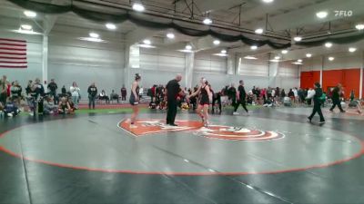 131 lbs Champ. Round 2 - Caitlin Van Praag, Southeastern CC vs Kaiden Boshers, John Carroll