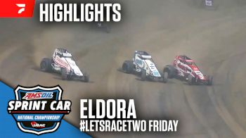 Highlights | 2025 USAC #LetsRaceTwo Friday at Eldora Speedway