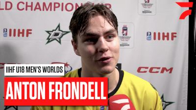 Anton Frondell Speaks After Sweden's Semifinal Win At U18 Men's Worlds