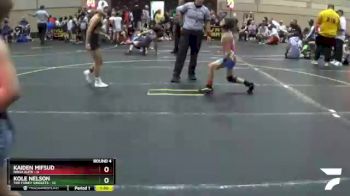 78 lbs Round 4 (6 Team) - Kole Nelson, The Funky Singlets vs Kaiden Mifsud, Ninja Elite