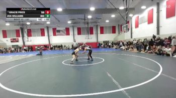 120 lbs Champ. Round 1 - Ava Williams, Bishop Kelly vs Gracie Price, Thunder Ridge