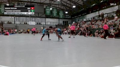 158-174 lbs Quarterfinal - Savion Haywood, Iguanas Wrestling Club vs Josiah Taylor, BLOOM