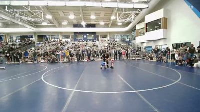 38 lbs Semifinal - Calvin McCoy, Charger Wrestling Club vs Amos McCoy, Charger Wrestling Club