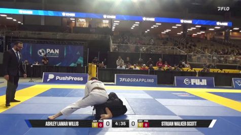 Struan Walker Scott vs Ashley Lamar Willis 2025 Pan Jiu Jitsu IBJJF Championship