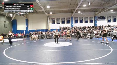 285 lbs Round Of 32 - Nathan Hartunian, Wayland vs Jheyder Mendez, Haverhill