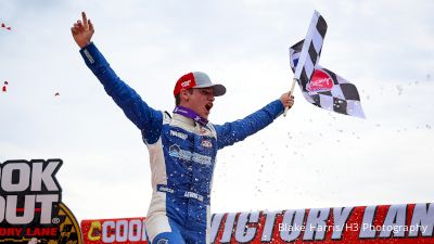 Landen Lewis Reacts After Taking CARS Tour Late Model Stock Victory At Ace Speedway