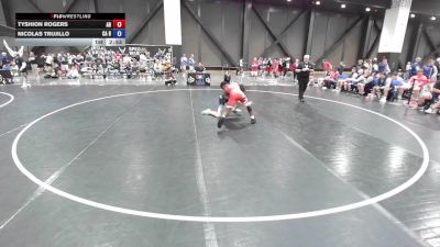 138 lbs Tyshion Rogers, Arkansas vs Nicolas Trujillo, California Blue