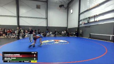 90 lbs Quarterfinal - Chanesia Harris, Punisher Wrestling Company vs Selina Zhan, Unattached