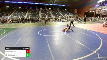 66 lbs Round Of 16 - Nixon Paladini, Black Fox Wr Ac vs Mason Hellickson, Top Of The Rock WC