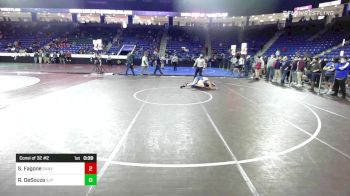 145 lbs Consi Of 32 #2 - Seth Fagone, Danvers vs Ryan DeSouza, Saint John's Prep