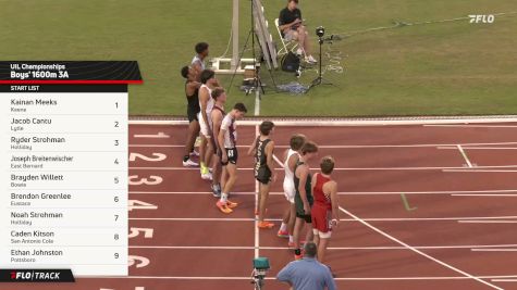 High School Boys' 1600m 3A, Finals 1