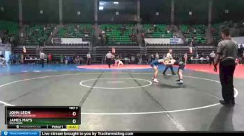 126 lbs Cons. Round 5 - John Leon, Mortimer Jordan HS vs James Mays, Buckhorn